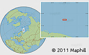 Savanna Style Location Map of the area around 72° 47' 9" N, 37° 28' 30" E