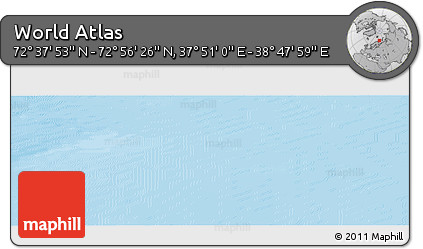 Physical Panoramic Map of the Area around 72° 47' 9" N, 38° 19' 30" E