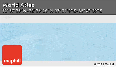 Physical Panoramic Map of the Area around 72° 47' 9" N, 38° 19' 30" E