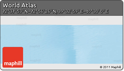 Physical Panoramic Map of the Area around 72° 47' 9" N, 40° 1' 29" E