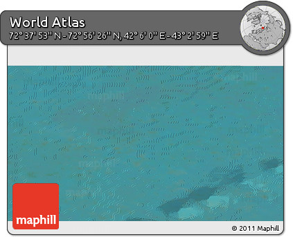 Satellite 3D Map of the Area around 72° 47' 9" N, 42° 34' 30" E