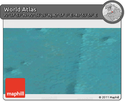 Satellite 3D Map of the Area around 72° 47' 9" N, 43° 25' 29" E