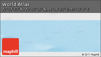 Physical Panoramic Map of the Area around 72° 47' 9" N, 45° 7' 30" E