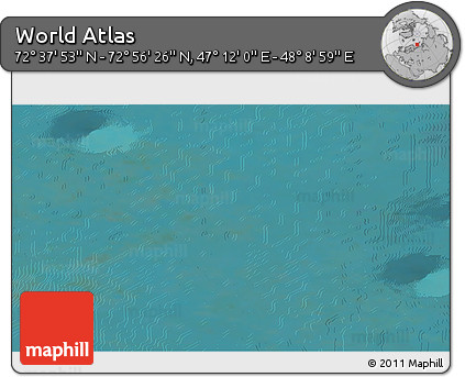 Satellite 3D Map of the Area around 72° 47' 9" N, 47° 40' 29" E