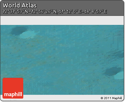 Satellite 3D Map of the Area around 72° 47' 9" N, 47° 40' 29" E