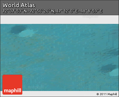 Satellite 3D Map of the Area around 72° 47' 9" N, 47° 40' 29" E