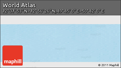 Physical Panoramic Map of the Area around 72° 47' 9" N, 50° 13' 30" E