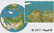 Satellite Location Map of the area around 72° 47' 9" N, 72° 19' 29" E