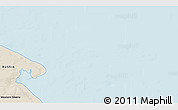 Shaded Relief 3D Map of the area around 72° 47' 9" N, 75° 43' 29" E