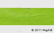 Physical Panoramic Map of the area around 72° 47' 9" N, 96° 7' 30" E