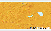 Political 3D Map of the area around 72° 47' 9" N, 97° 49' 29" E