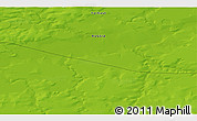 Physical 3D Map of the area around 73° 3' 42" N, 112° 16' 30" E