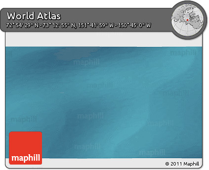 Satellite 3D Map of the Area around 73° 3' 42" N, 151° 13' 29" W