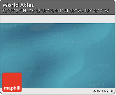 Satellite 3D Map of the Area around 73° 3' 42" N, 151° 13' 29" W