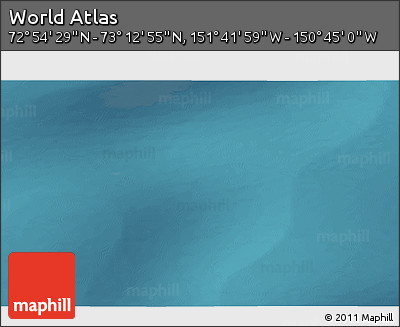 Satellite 3D Map of the Area around 73° 3' 42" N, 151° 13' 29" W