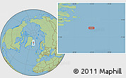 Savanna Style Location Map of the area around 73° 3' 42" N, 15° 13' 29" W