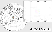 Blank Location Map of the area around 73° 3' 42" N, 166° 40' 30" E