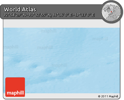 Physical 3D Map of the Area around 73° 3' 42" N, 17° 4' 30" E