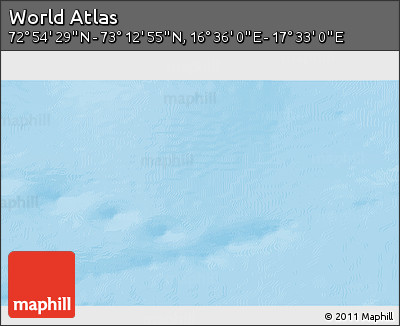 Physical 3D Map of the Area around 73° 3' 42" N, 17° 4' 30" E