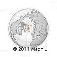 Outline Map of the Area around 73° 3' 42" N, 22° 52' 30" W, rectangular outline