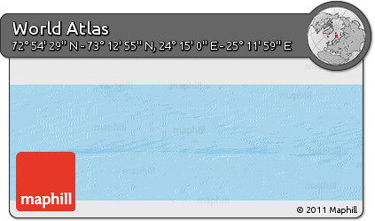 Physical Panoramic Map of the Area around 73° 3' 42" N, 24° 43' 30" E