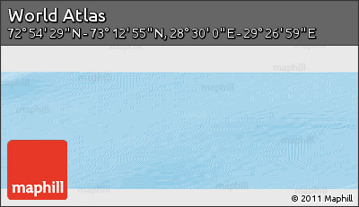 Physical Panoramic Map of the Area around 73° 3' 42" N, 28° 58' 30" E