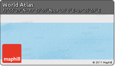 Physical Panoramic Map of the Area around 73° 3' 42" N, 28° 58' 30" E