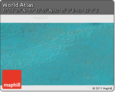 Satellite 3D Map of the Area around 73° 3' 42" N, 33° 13' 30" E
