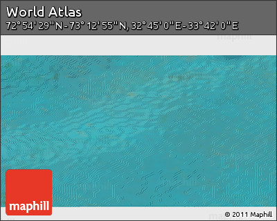 Satellite 3D Map of the Area around 73° 3' 42" N, 33° 13' 30" E