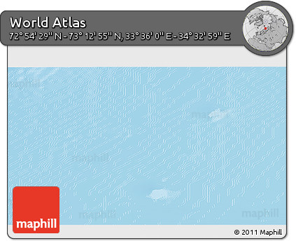 Physical 3D Map of the Area around 73° 3' 42" N, 34° 4' 30" E