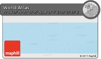 Physical Panoramic Map of the Area around 73° 3' 42" N, 34° 55' 29" E