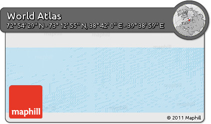 Physical Panoramic Map of the Area around 73° 3' 42" N, 39° 10' 29" E
