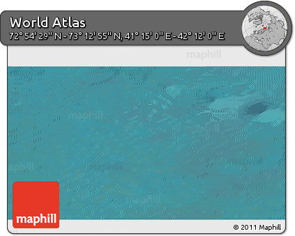 Satellite 3D Map of the Area around 73° 3' 42" N, 41° 43' 30" E