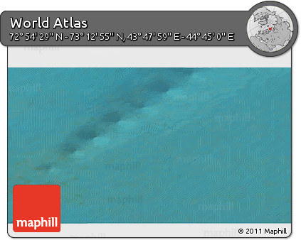 Satellite 3D Map of the Area around 73° 3' 42" N, 44° 16' 29" E