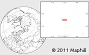 Blank Location Map of the area around 73° 3' 42" N, 45° 7' 30" E