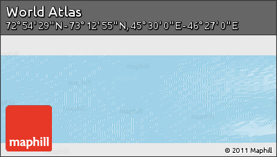 Physical Panoramic Map of the Area around 73° 3' 42" N, 45° 58' 30" E