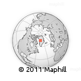 Outline Map of the Area around 73° 3' 42" N, 47° 31' 29" W, rectangular outline
