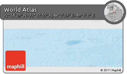 Physical Panoramic Map of the Area around 73° 3' 42" N, 48° 31' 29" E