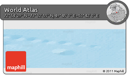 Physical Panoramic Map of the Area around 73° 3' 42" N, 50° 13' 30" E