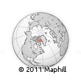 Outline Map of the Area around 73° 3' 42" N, 65° 22' 30" W, rectangular outline