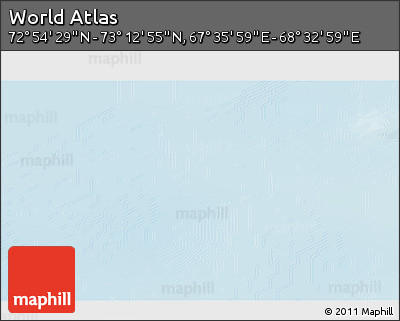 Physical 3D Map of the Area around 73° 3' 42" N, 68° 4' 29" E