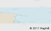 Shaded Relief Panoramic Map of the area around 73° 3' 42" N, 74° 52' 30" E