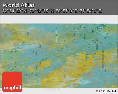 Satellite 3D Map of the Area around 73° 3' 42" N, 77° 25' 30" E