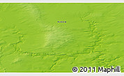 Physical 3D Map of the area around 73° 3' 42" N, 91° 52' 30" E