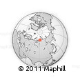 Outline Map of the Area around 73° 3' 42" N, 91° 52' 30" E, rectangular outline