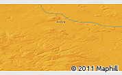 Political 3D Map of the area around 73° 3' 42" N, 94° 25' 30" E
