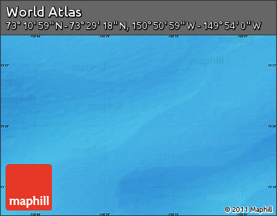 Physical Map of the Area around 73° 20' 8" N, 150° 22' 30" W