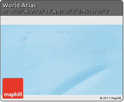 Physical 3D Map of the Area around 73° 20' 8" N, 16° 13' 30" E