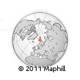 Outline Map of the Area around 73° 20' 8" N, 16° 13' 30" E, rectangular outline