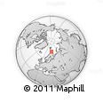 Outline Map of the Area around 73° 20' 8" N, 27° 16' 29" E, rectangular outline